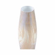 302347 Wildwood 17.5in. Iron/Enamel Oyster Swirl Vase (Sm)