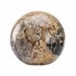 302522 Wildwood 12in. Composite Gaia Ball - Lg with Petrified Wood Finish