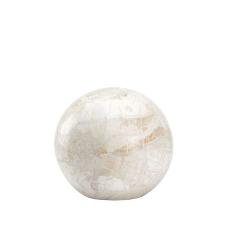 302525 Wildwood 8in. Composite Neva Ball - Sm with White Stone Finish