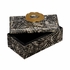 302530 Wildwood 5.5in. Wood/Fish Scales Nazare Box - Sm with Black/Cream Finish