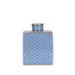302551 Wildwood 9in. Ceramic Kelly Jar - Sm with Blue/White Decal/Metallic Gold Finish