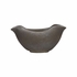 302565 Shiga 11in. Ceramic Sendai Vase with Sandy Black Finish