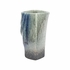 302571 Shiga 14in. Ceramic Naha Vase with Indigo Glaze Finish