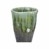 302572 Shiga 17.5in. Ceramic Midori Vase with Green Finish