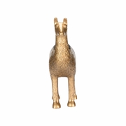 302598 Wildwood 13.5in. Aluminum Cria Planter with Antique Brass Finish