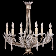 302740 Fine Art Lighting Winter Palace 26"W Round Chandelier with Silver Finish