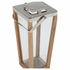 302770 Wildwood Lanai Teak And Glass Hurricane - Sm