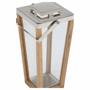302771 Wildwood Lanai Teak And Glass Hurricane - Md