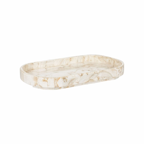 302801 Wildwood 2.5in. Stone Collector's Tray with Natural White Finish