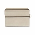 302807 Wildwood 5in. Wood/Faux Shagreen/Metal/Marble Steven Box - Rectangle with Gray/Coffee Bronze/Natural White Finish
