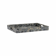 302810 Wildwood 2.5in. Bone Greer Tray - Medium with Natural Gray Finish