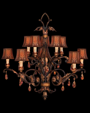 303940ST Fine Art Lamps Brighton Pavillion 36 inch 10 Light Chandelier