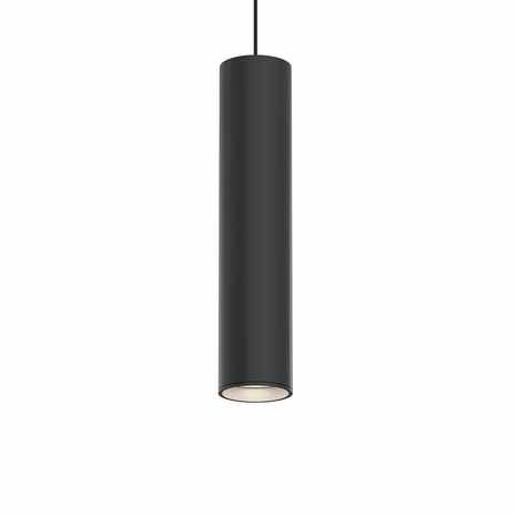 3055.25-BK25 Sonneman ALC Architectural 2" Small LED Pendant w/Bezel Trim and 25 deg. Narrow Flood Lens with Satin Black Finish