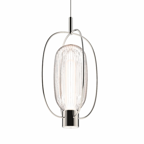 3102.35 Sonneman Friso Multi-Forms Aro LED Pendant with Polished Nickel Finish