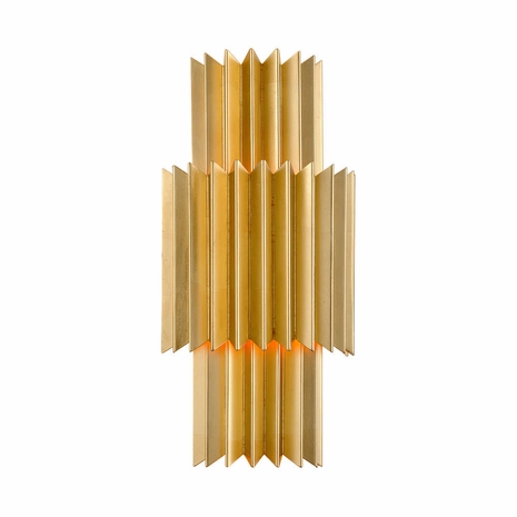 311-13-GL Corbett Lighting Moxy 2 Lt. Wall Sconce with Gold Leaf Finish