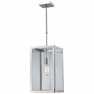 31212/1 ELK Lighting Parameters 1-Light Mini Pendant In Polished Chrome With Clear Glass