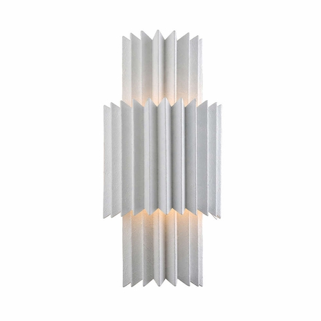 313-13-GSW Corbett Lighting Moxy 2 Lt. Wall Sconce with Gesso White Finish