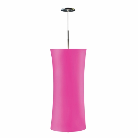 3138.10F Sonneman Modern Origins Lightweights Large Cylinder Ceiling Pendant in Satin Aluminum Finish