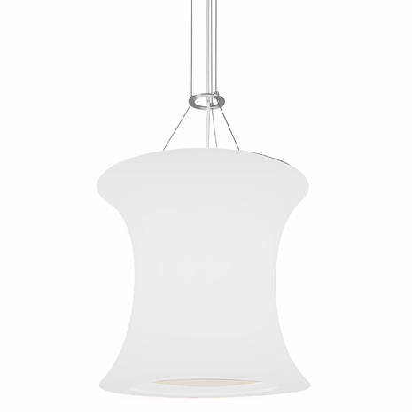 3143.10W Sonneman Modern Origins Lightweights Drum Pendant in Satin Aluminum Finish