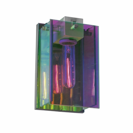 3170.13 Sonneman Dichroix&reg; Contemporary Wall Sconce with Satin Nickel Finish