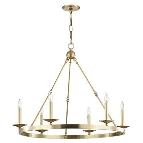 3206 Hudson Valley Allendale 6 Light Chandelier