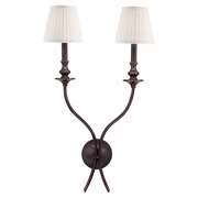 322 Hudson Valley Monroe 2 Light Wall Sconce