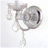 3221-CH-CL-MWP Crystorama Imperial 1 Light Hand Cut Crystal Polished Chrome Sconce