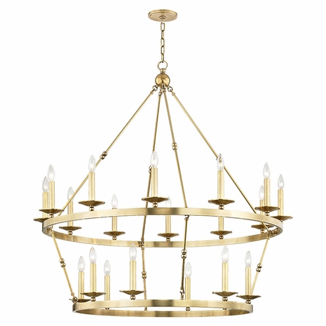 3247 Hudson Valley Allendale 20 Light Chandelier