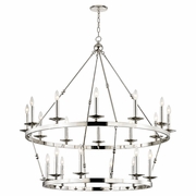 3247 Hudson Valley Allendale 20 Light Chandelier