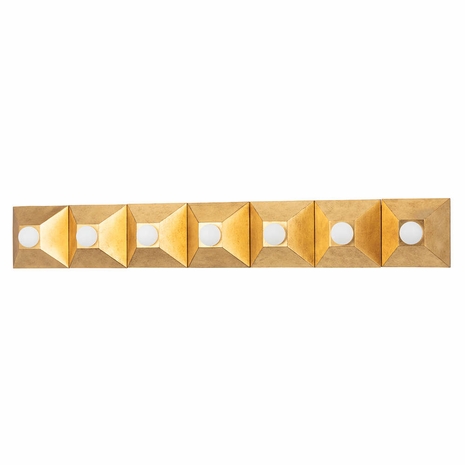 325-07-VGL Corbett Steel Max Bath and Vanity with Vintage Gold Leaf Finish
