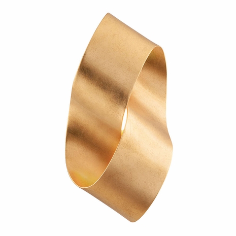 327-01-VGL Corbett Lighting Lazlo 1 Lt. Wall Sconce with Vintage Gold Leaf Finish