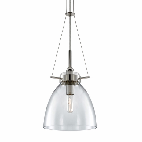 3294.35C Sonneman Castelli Contemporary Pendant with Polished Nickel Finish