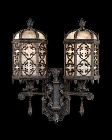 329581ST Fine Art Lamps Costa del Sol 21 inch 2 Light Outdoor Wall Mount