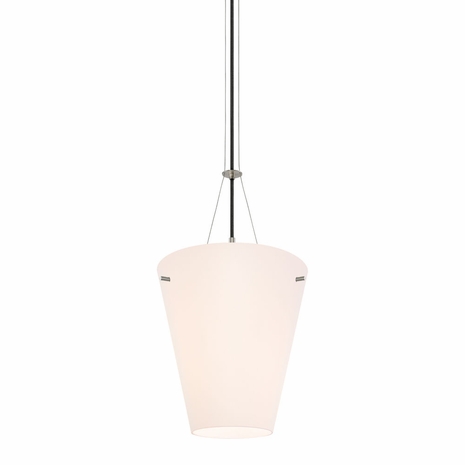 3299.13 Sonneman Vogue Contemporary Large Pendant with Satin Nickel Finish