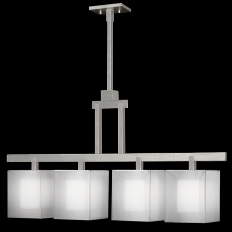 330540-2ST Fine Art Lamps Quadralli Silver inch 4 Light Chandelier