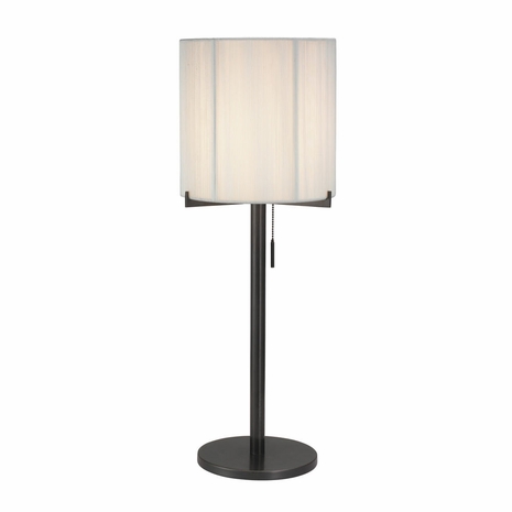 3349 Sonneman Lighting Warm Contemporary Boxus Round Collection 1 Light Table Lamp