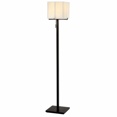 3350 Sonneman Lighting Warm Contemporary Boxus Collection 1 Light Floor Lamp