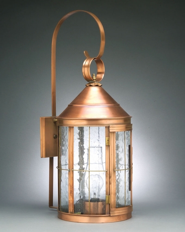 3357 Northeast Lantern Heal (1) Light Medium Base Wall Fixture With Multiple Glass & Finish Options
