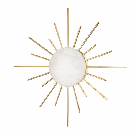 337-01-VB Corbett Lighting Havana 1 Lt. Wall Sconce with Vintage Brass Finish