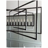 337-RS Crystorama Capri 9 Light Raw Steel Chandelier