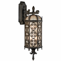 338381 Fine Art Lighting Costa del Sol 33"H Outdoor Wall Mount with Black Finish