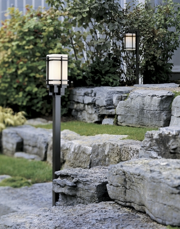 34-6011 Hubbardton Forge Tourou Outdoor Post Light