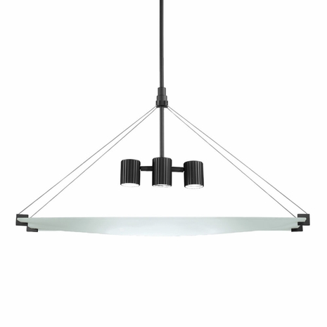 3400 Sonneman Lighting Modernist Handkerchief Collection 3 Light Pendant
