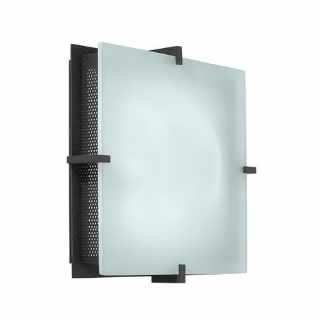 3405.25 Sonneman Modern Origins Handkerchief Wall Sconce in Satin Black Finish