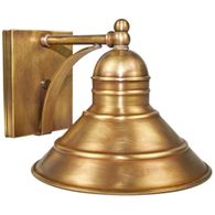 3411  Northeast Lantern Barn Wall Light in Antique or Dark Brass with Medium Base Socket