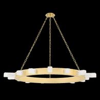 342-49-VB Corbett Lighting Citrine 15 Lt. Chandelier with Vintage Brass Finish