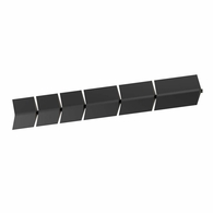 3445.25 Sonneman Turo 55" Wall Kit with Satin Black Finish
