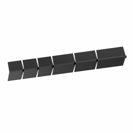 3445.25 Sonneman Turo 55" Wall Kit with Satin Black Finish