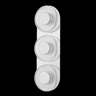 351-03-PN Corbett Lighting Pearl 3 Lt. Wall Sconce with Polished Nickel Finish