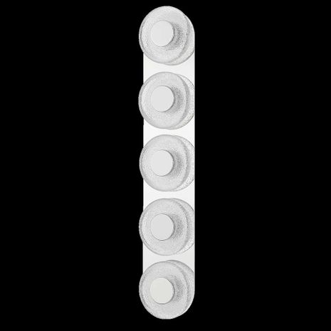 351-05-PN Corbett Lighting Pearl 5 Lt. Wall Sconce with Polished Nickel Finish